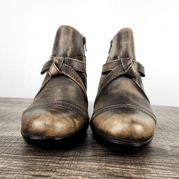 Naot Vistoso Ankle Booties Size 38.5 or U.S. 8 Autumn Fall Winter Steampunk - Picture 3 of 7